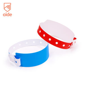 הסיטונאי רך פלסטיק רך מתכוונן עמיד למים ויניל pvc אירוע פרק כף יד פלסטיק הצמד ויניל להקות wristbands לאירועים - Product Image 6