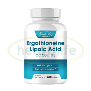 Hephife Label pribadi antioksidan suplemen otak kapsul Vitamin lipoat asam Ergothioneine - Product Image 1