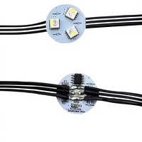 Lumière LED RGBW 22 mm 12 V pré-câblée