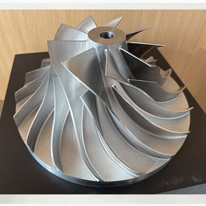 Service d'usinage CNC professionnel à 5 axes, impellers en aluminium, acier inoxydable, titane, pièces pour système de manutention de fluides industriels - Product Image 3