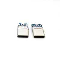 Type C 3.1 Capacité de Téléphone Portable Chargeur Rapide Connecteur Types 18W 20W Usb 20 À 24 Broches Mâle Usb-c Avec Le Panneau DE CARTE PCB Connecteur