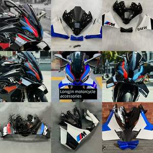 Cubierta de Admisión de Aire con Alerón Fijo para <span class=keywords><strong>S1000RR</strong></span> a <span class=keywords><strong>M1000RR</strong></span> Thunder Hood - Negro/Azul/Blanco - Product Image 3