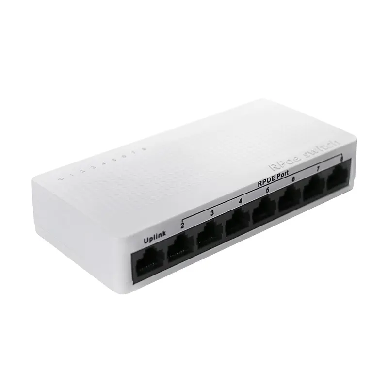 Hot Sale 8 Port 1000 Base Reverse Voeding Rpoe Poe Switch