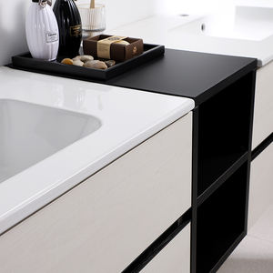 洗面台キャビネットシンクセラミックモダンヨーロッパファッションスタイル81cm長方形浴室用 - Product Image 3