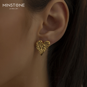 Minstone OEM Fine gioielli da donna placcati in oro mutandine <span class=keywords><strong>orecchini</strong></span> pendenti con perle turchesi regali per ragazze - Product Image 4
