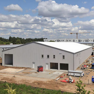 कार्यशाला और कार्यालय भवन के लिए वेल्डिंग और काटने सेवाओं के साथ कस्टम लाइट एटम प्रमाणित प्रीफैब्रिकेटेड स्टील संरचनाएं - Product Image 3