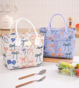 Sac isotherme pour déjeuner de très grande capacité 8,8 L, écologique, durable, en polyester avec doublure en PEVA, fermeture éclair, apparence personnalisable - Product Image 5