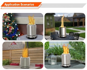 Estufa de Pellets de Mesa Mini de Nuevo Diseño, Brasero de Pellets para Exteriores para Jardín - Product Image 4