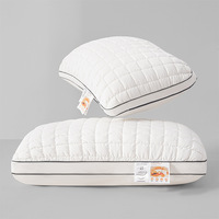 Oreiller de sommeil minimaliste en fibre de velours, qualité export, ultra-doux et moelleux comme un nuage, avec soutien cervical, lavable en machine, anti-déchirure des fibres.