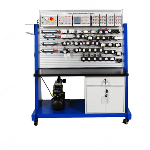 Banc de travail de formation électro-pneumatique PLC, équipement didactique pour laboratoire éducatif et formation professionnelle - Product Image 1
