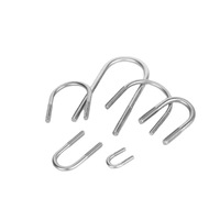 Fujinrui U-Bolt en acier inoxydable 304 zingué M8*60, fixation spéciale ISO pour poignée de couteau, fixation par toggle, pour tuyaux d'eau et voitures