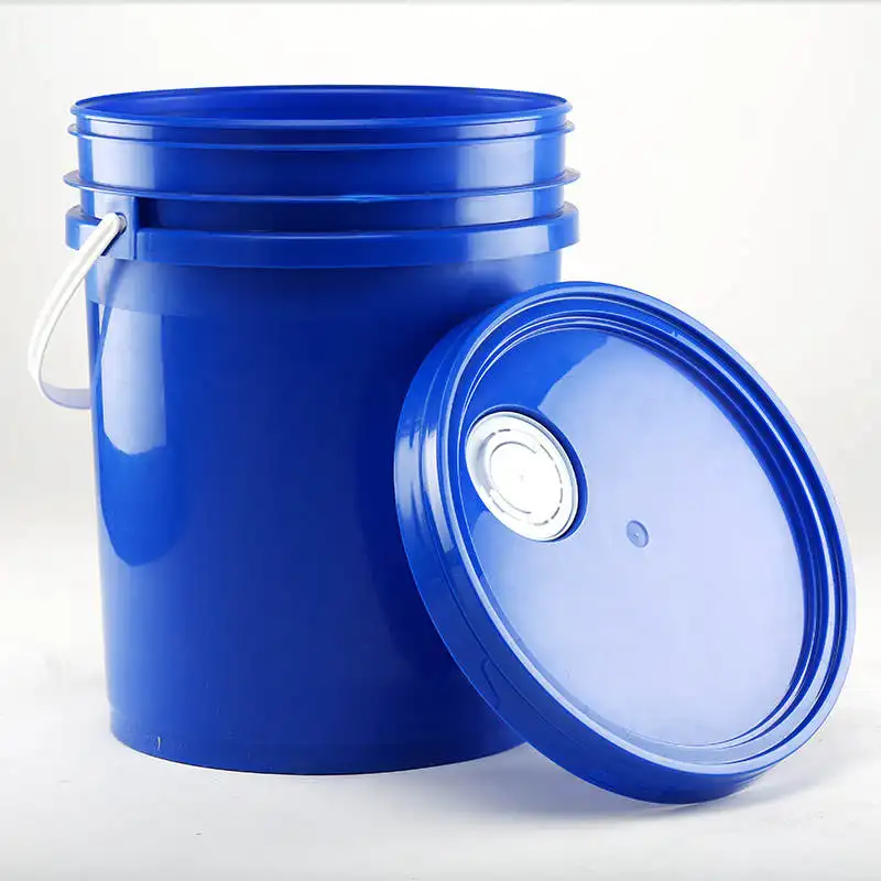 5 galloni di Plastica Secchio Con Flex Beccuccio Coperchio Per Stoccaggio di Petrolio