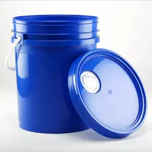 5 Gallon Plastic Emmer Met Flex Uitloop Deksel Voor Olie Opslag