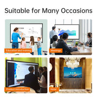 Tableau interactif intelligent à écran tactile infrarouge 75 pouces 4K pour l'école