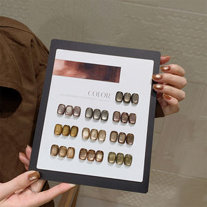 AILANUO Vernis à ongles haute résistance 10 couleurs marron caramel, base de vernis, en vrac, étiquetage personnalisé, flacon privé - Product Image 1