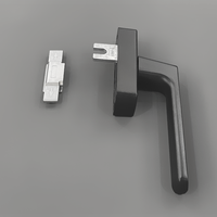 Accessoires de quincaillerie en aluminium de haute qualité Système d'inclinaison et de rotation pour fenêtre à battant en aluminium