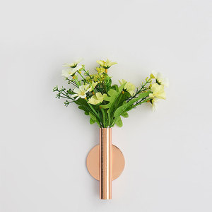 Vaso <span class=keywords><strong>da</strong></span> <span class=keywords><strong>Fiori</strong></span> in Ferro <span class=keywords><strong>da</strong></span> <span class=keywords><strong>Parete</strong></span> con Design Art Déco, Leggero ed Ecologico per Arredamento Casa - Product Image 3