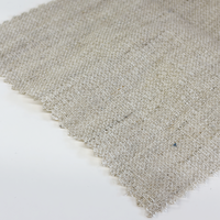 Tissu mélangé 50% chanvre 50% lin, teint, toile de chanvre tissée, 175 GSM, 56/57 pouces, écologique, respirant, pour vêtements, sacs, chaussures, artisanat