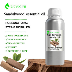Olio Essenziale di Sandalo, Fragranza a Lunga Durata per Profumi Attar, Candele e Produzione di Saponi, Altamente Concentrato |   Prezzo all'ingrosso 1kg - Product Image 1