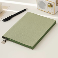 Bestseller 10 farbige 6 Gold Ring Luxe A5 Leder Budget Binder Geld Organizer System mit Reiß verschluss Fly Leaf verfügbar