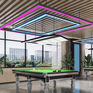 4ft 8ft 60w 120w Led Aluminium Profile <strong>Office</strong> Suspended Shop Modern Hanging Linear <strong>Lighting</strong> Chandeliers Supermarket School Gym - Product Image 5