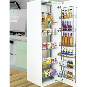 Yumuşak kapama çekmeceleri ve çekme tel sepetleri ile Modern mutfak depolama dolabı mutfak düzenleyici raflar - Product Image 3