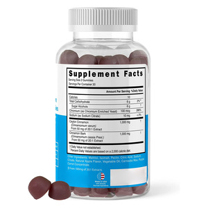 OEM senza zucchero Ceylon cannella Gummies cromo e sodio citrato Nootropics integratore sanitario per la salute del cervello - Product Image 4