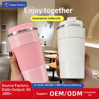 Thermos en acier inoxydable 304 à isolation sous vide - Design moderne personnalisable pour utilisation en voiture - Cadeau haut de gamme - Vente en gros
