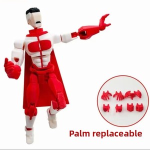 Muñeco Articulado Impreso en 3D, Juguete de Héroe Joven Invencible 2.0, Azul y Negro, Figura Coleccionable, Modelo para Mayores de 14 Años - Product Image 4