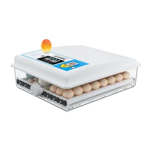 Incubadora de huevos automática al por mayor 128 incubadora de huevos de gallina y nacedora