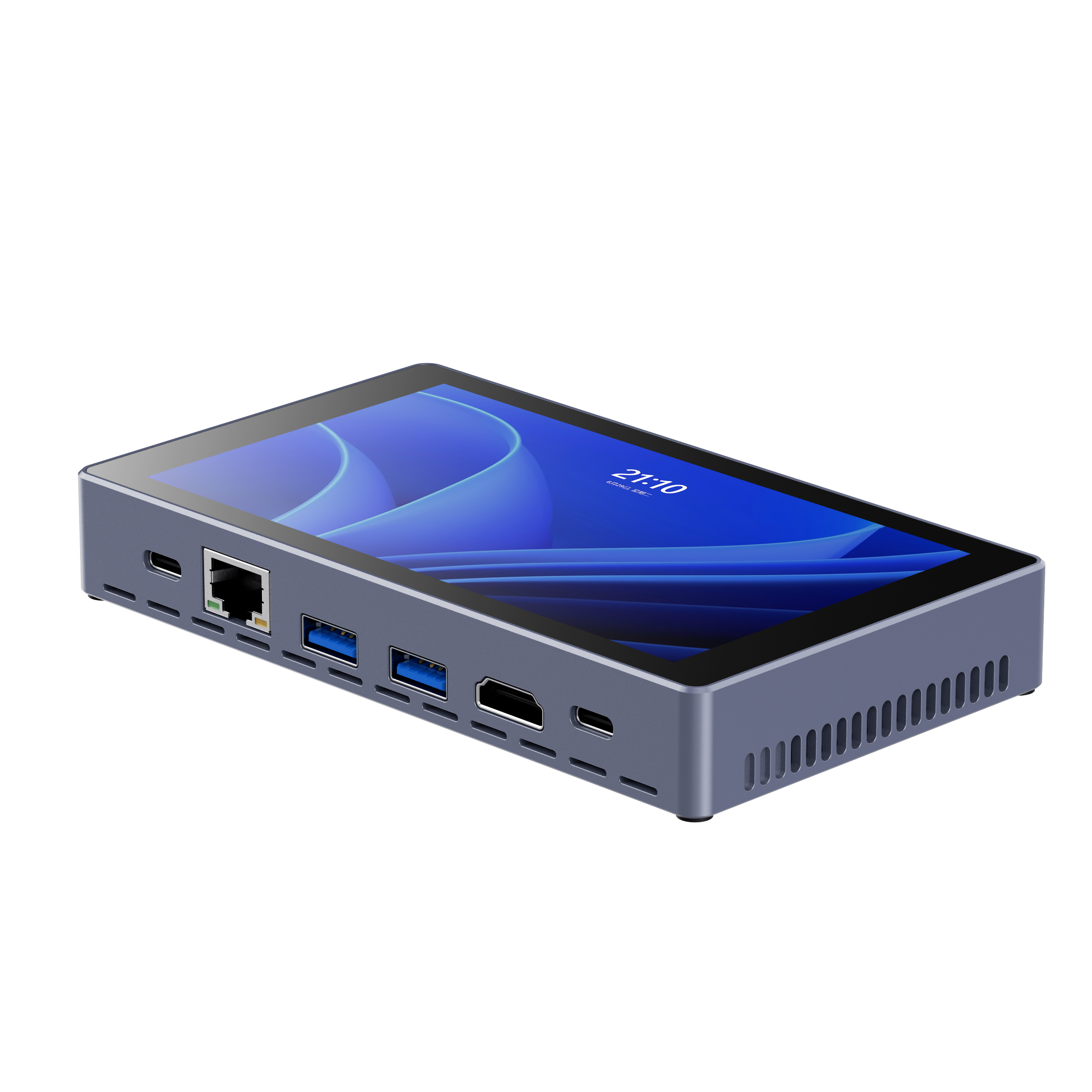 Intel N5095 Mini PC with 8GB RAM, 128GB Storage, and Touch Screen