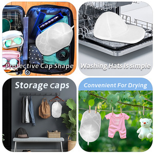 Wholesale Polyester Hat Washing <b>Bag</b> for Machine Anti Deformation Storage Protector Baseball Caps - Product Image 2