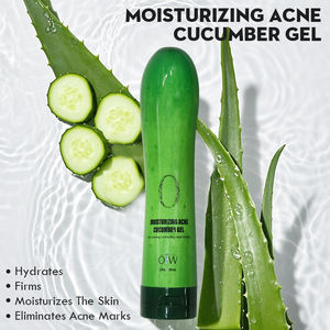 Fabbrica ODM/OEM biologico vegano Gel di Aloe Vera pura Acne riparazione lozione per il viso <span class=keywords><strong>lenitiva</strong></span> per il sollievo di <span class=keywords><strong>scottature</strong></span> naturali cetriolo Gel <span class=keywords><strong>crema</strong></span> - Product Image 3