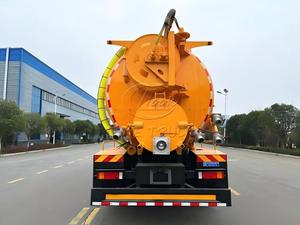 รถดูดฝุ่นอเนกประสงค์ Dongfeng D7V แบบเจ็ทแรงดันสูง สำหรับทำความสะอาดท่อระบายน้ำขนาดใหญ่ในเขตเทศบาล - Product Image 6