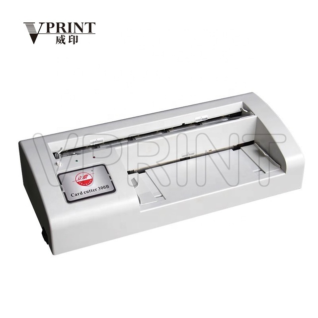 300A Electric Business Card Cutter Induction-type Name Card Cutter Machine A4 Paper 90*54MM