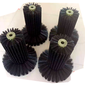 Màu xanh Nylon bàn chải con lăn cho thùng làm sạch máy thép không gỉ và vật liệu vật nuôi hình dạng hình trụ chức năng đánh bóng - Product Image 4