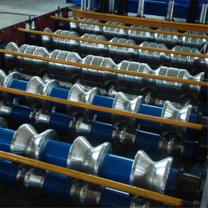 Feuille de toiture en aluminium galvanisé couleur acier <span class=keywords><strong>fer</strong></span> ondulé profil ondulé faisant la machine - Product Image 4