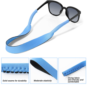 スポーツサングラスネックストラップ眼鏡読み取りメガネネックコードストラップ付きストラップ付きホルダーサングラスホルダーポーチ - Product Image 4