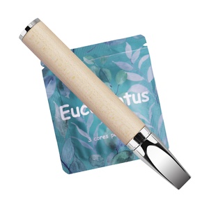 Inhalateur pour le soulagement immédiat de la toux, des attaques de panique, du stress, des respiration saccée, de la toux du fumeur et de la douleur, et pour le soulagement de la dépression - Product Image 2