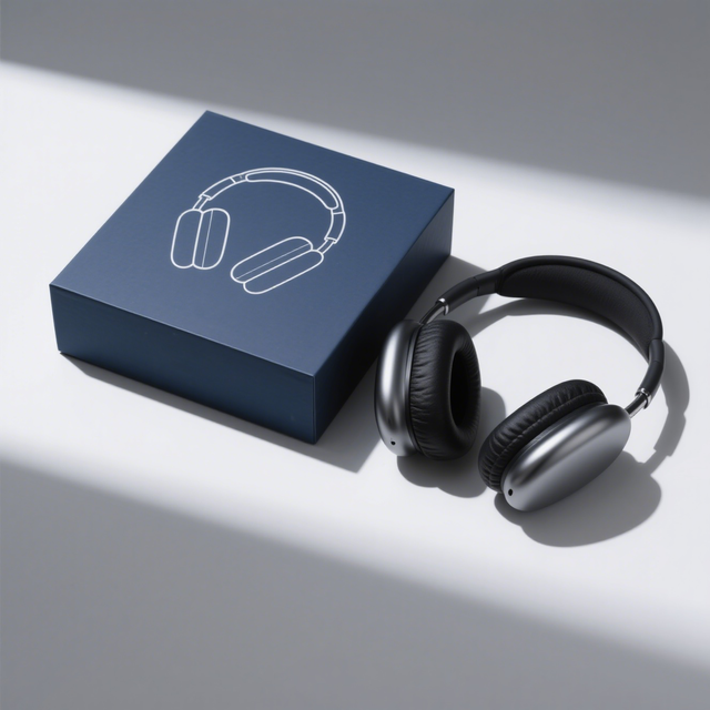 Handmade Paper Boxes for Headphone Headset Audio Cable Microphone Mp3 Mp4 Radio Flat Headphone Speaker Consumer Electronics