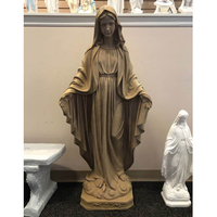 Statuette religieuse artisanale en résine OEM, Vierge Marie, Mère de Jésus, sculpture chrétienne, cadeau catholique sacré