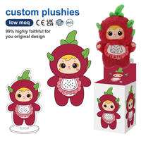 Mini Peluche Personalizado, Caja Sorpresa de Peluches con Temática de Frutas, Colección de Cajas Sorpresa para el Hogar, Llavero, Regalo