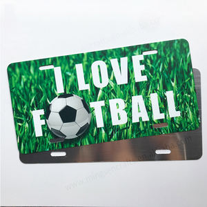 Placa de matrícula de metal de alta calidad, tamaño y diseño personalizado, placa de matrícula pequeña para Decoración - Product Image 4