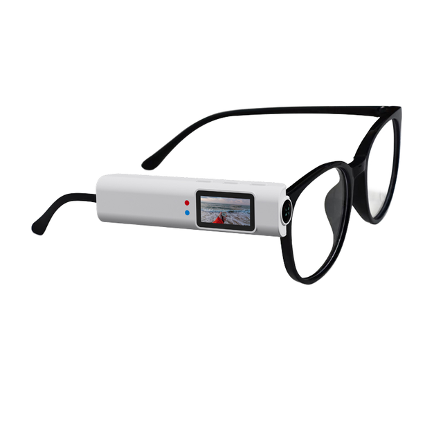 Factory Supply Ultra HD 2.7K WIFI APP Wireless FPV Glasses Camera Clipped Onto Glasses