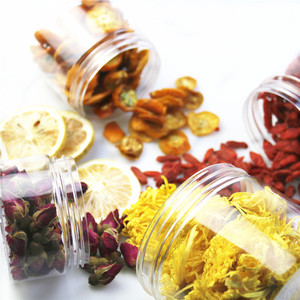 4oz 6oz 8oz cấp thực phẩm rõ ràng Pet Jar với màu trắng đen <span class=keywords><strong>PP</strong></span> nhôm hạt gỗ nắp nhựa lon Pet Jar lưu trữ container - Product Image 5