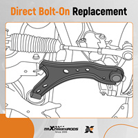 MaXpeedingrods 2 bras de suspension inférieurs avant OE pour VW GOLF JETTA BEETLE Bora pour Audi A3 8L1 pour Seat Leon Remplacement direct