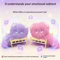 Peluche interactive intelligente AI : Chat intelligent pour l'éducation précoce, avec fonction Q&A vocale et yeux expressifs