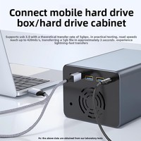 Cable de Datos USB 3.0 de Alta Velocidad con Cabeza Cuadrada, Conductor de Cobre y Revestimiento de Aleación de Aluminio para Impresoras y Discos Duros Externos