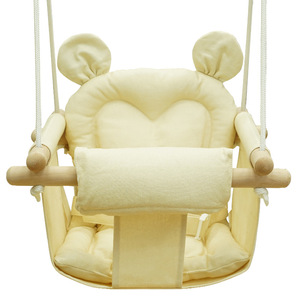 Design moderno <span class=keywords><strong>tessuto</strong></span> di cotone per interni/esterni bambini sedia pieghevole coniglio giardino <span class=keywords><strong>altalena</strong></span> per Baby Park mobili - Product Image 4