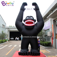 Ballon gonflable géant personnalisé King Kong en tissu Oxford, modèle animal, mascotte gonflable géante, costume de dessin animé, publicité, gorille gonflable